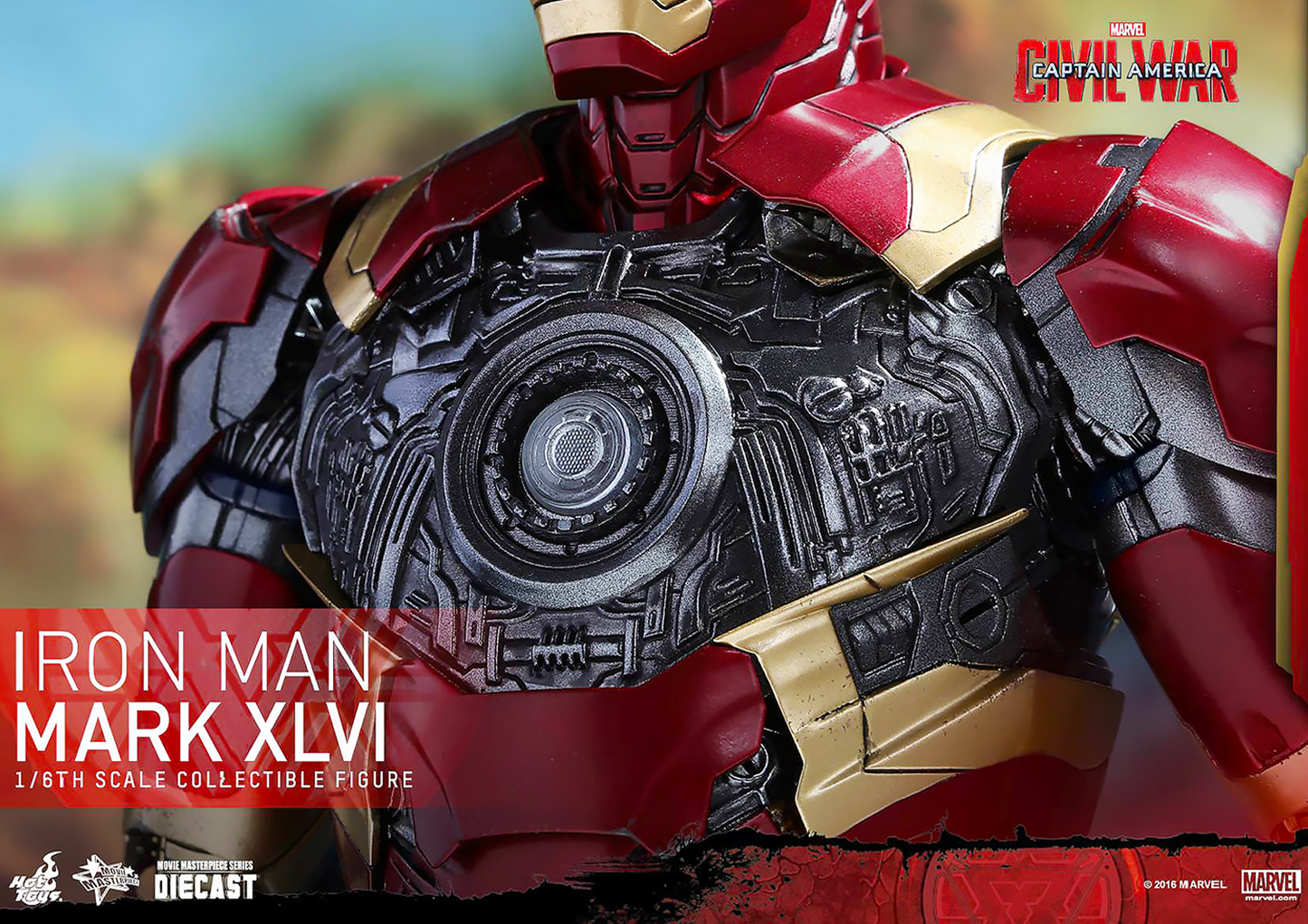 HOT TOYS MARVEL CAPTAIN AMERICA CIVIL WAR: IRON MAN MARK XLVI - MMS353D16 - Anotoys Collectibles