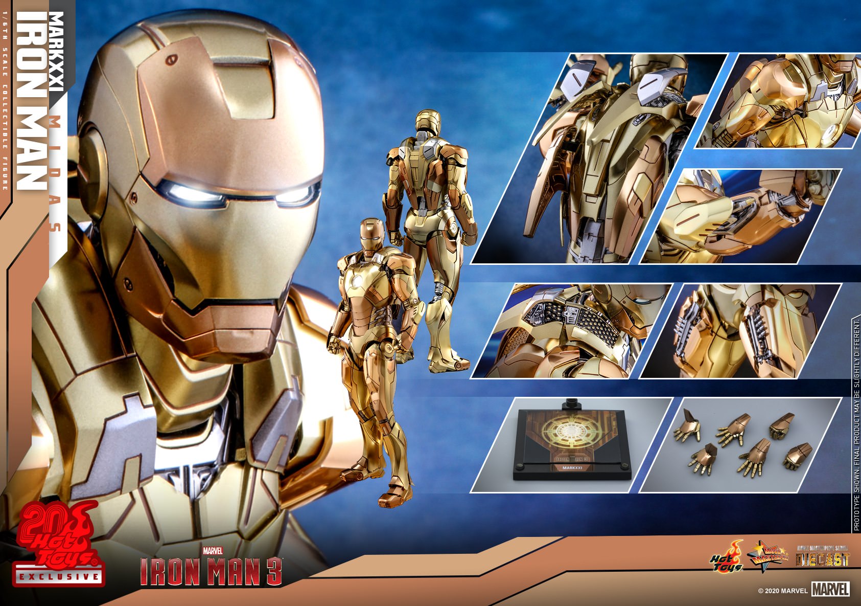 Hot toys iron man hot sale midas