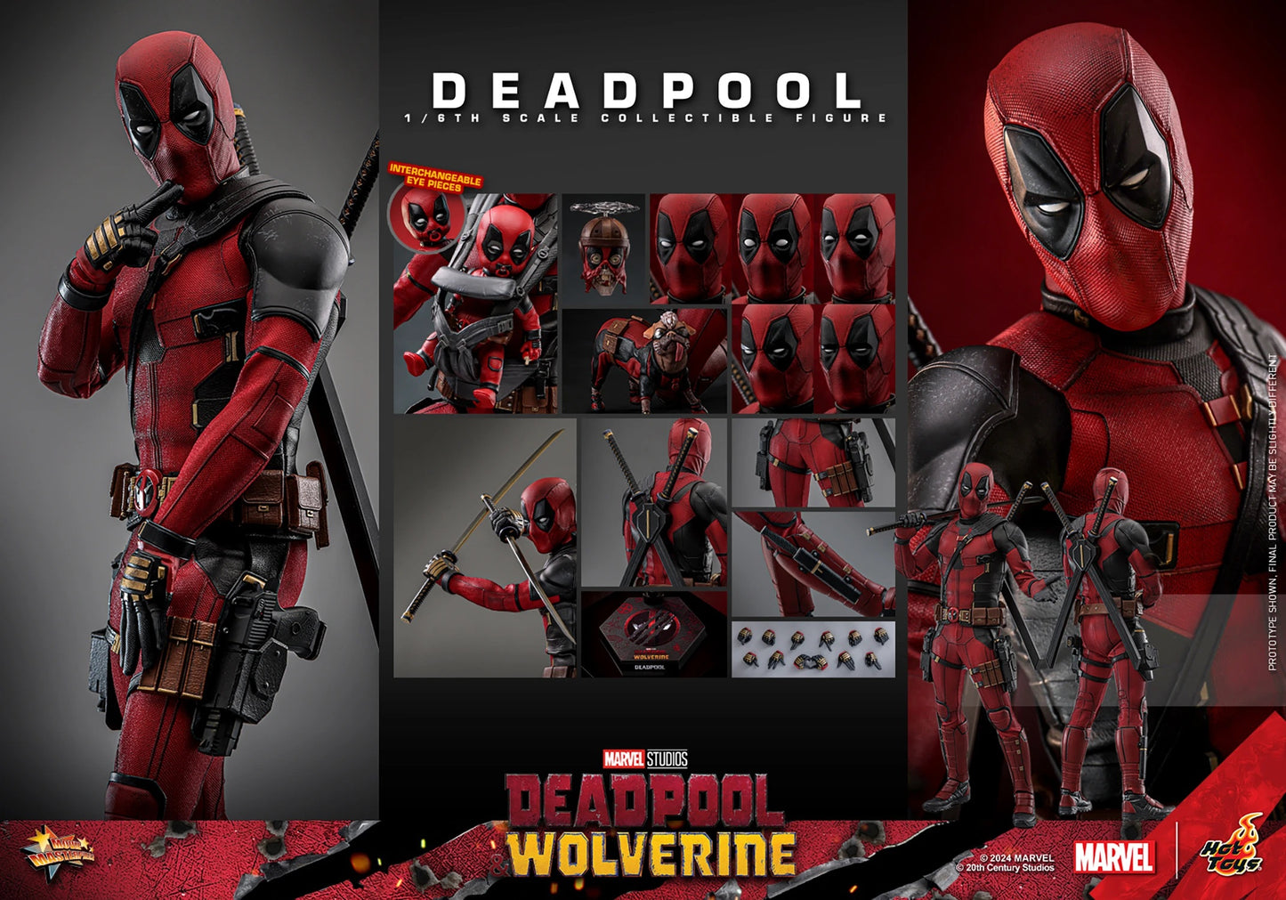 HOT TOYS MARVEL’S DEADPOOL & WOLVERINE - 1/6TH SCALE DEADPOOL COLLECTIBLE FIGURE - MMS746 (PRE-ORDER)