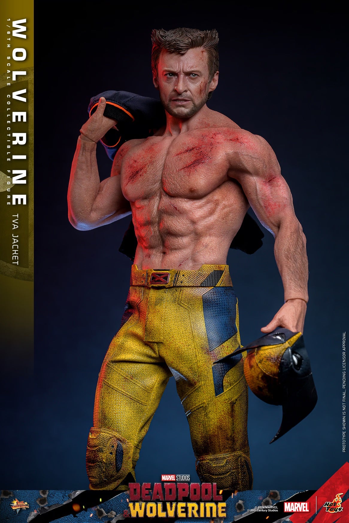 HOT TOYS MARVEL’S DEADPOOL & WOLVERINE - 1/6TH SCALE WOLVERINE (TVA JACKET VERSION) COLLECTIBLE FIGURE - MMS756 (PRE-ORDER)