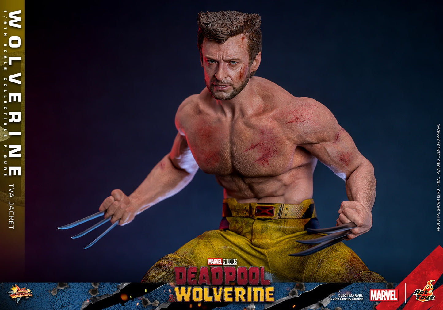 HOT TOYS MARVEL’S DEADPOOL & WOLVERINE - 1/6TH SCALE WOLVERINE (TVA JACKET VERSION) COLLECTIBLE FIGURE - MMS756 (PRE-ORDER)