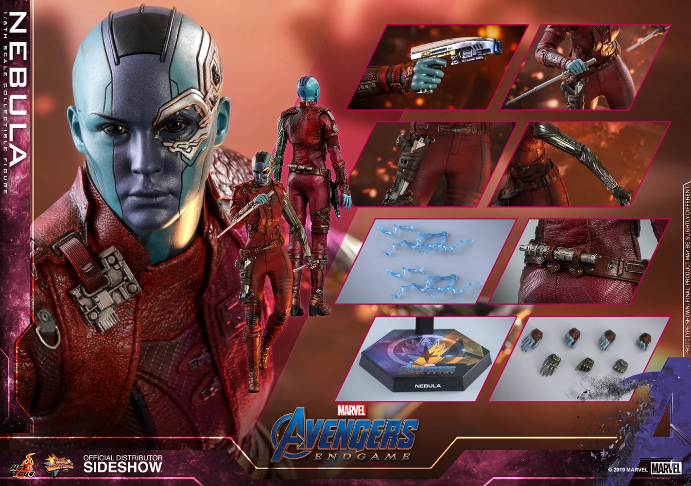 HOT TOYS MARVEL AVENGERS ENDGAME NEBULA 1/6TH SCALE COLLECTIBLE FIGURE - MMS534 - Anotoys Collectibles