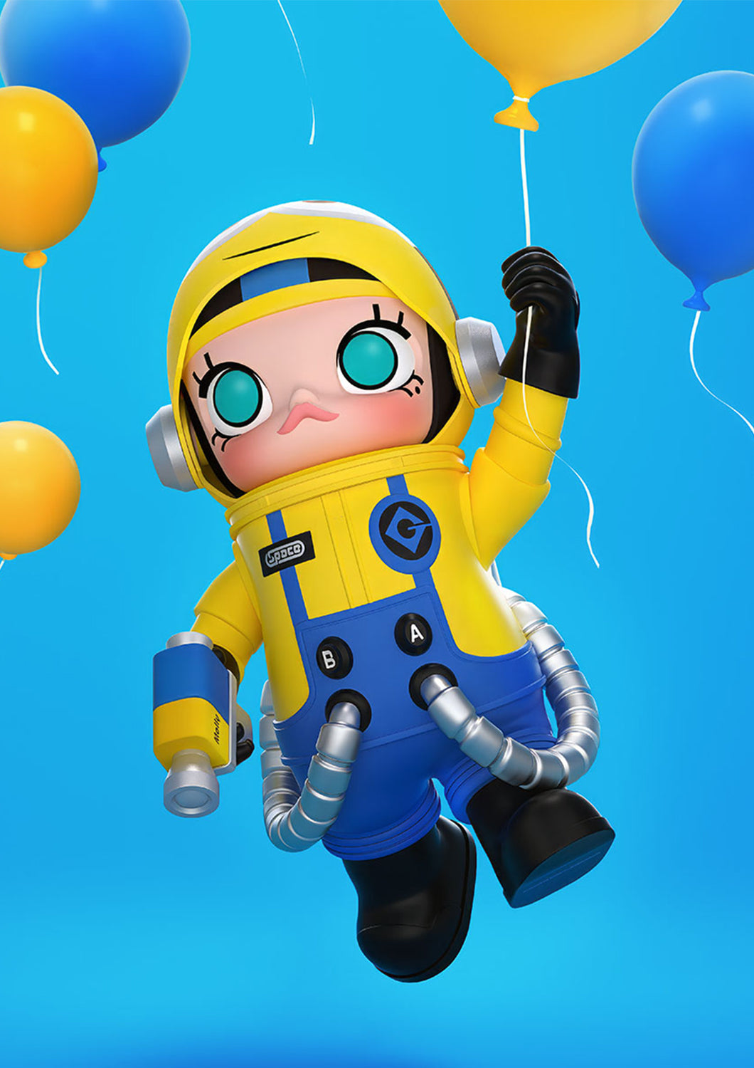 POP MART MEGA SPACE MOLLY 400% Minions