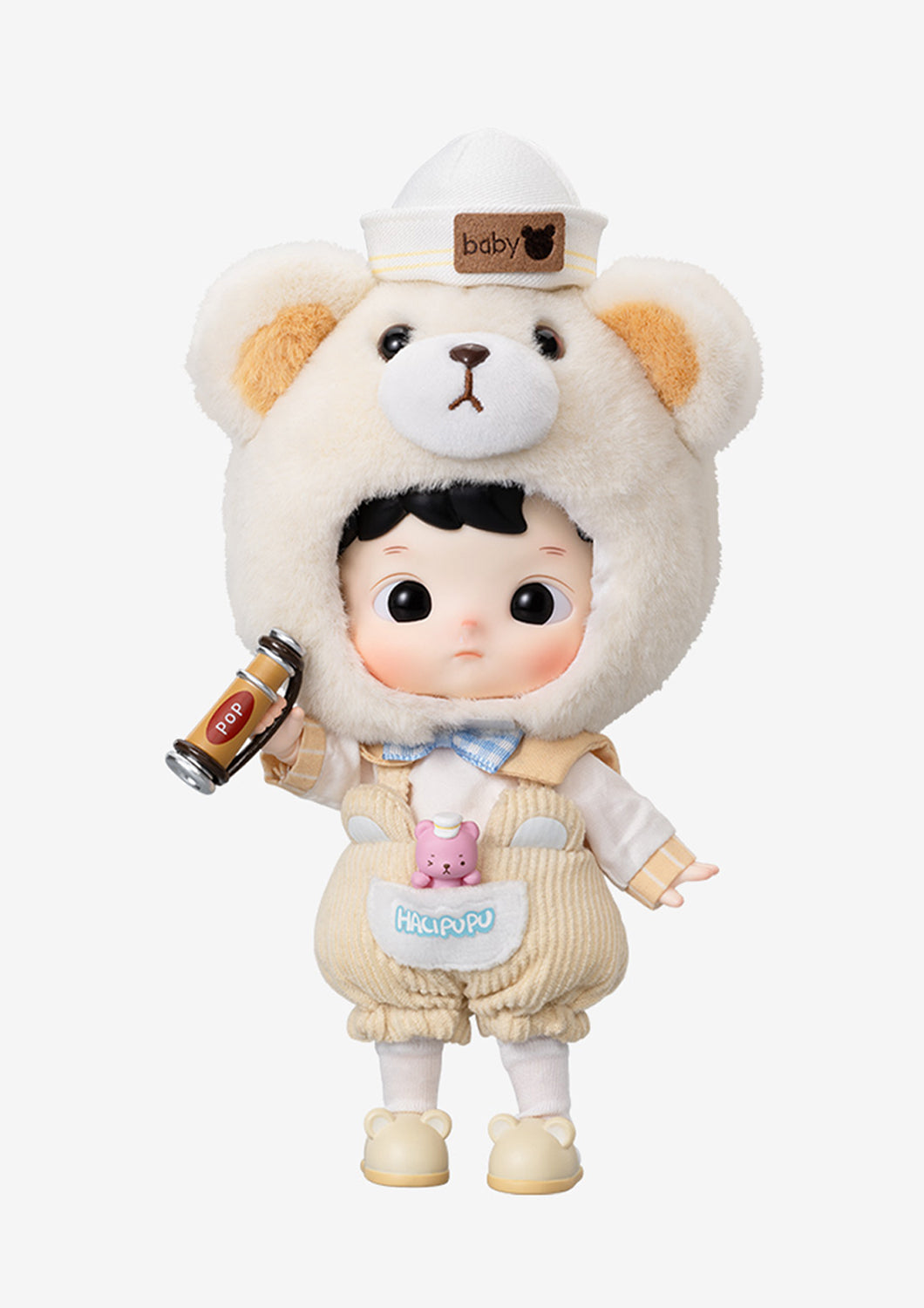 POP MART HACIPUPU Captain Bear Action Figure