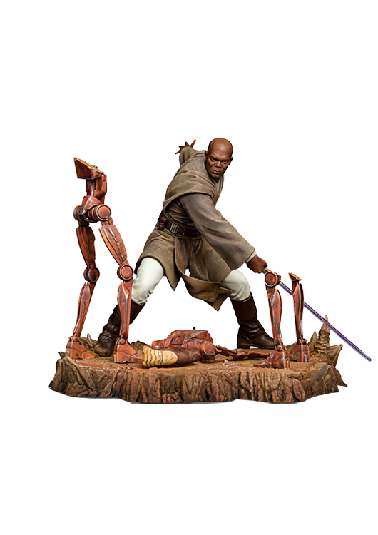 IRON STUDIOS MACE WINDU ART SCALE 1/10 - LUCSWR123225-10(PRE-ORDER)