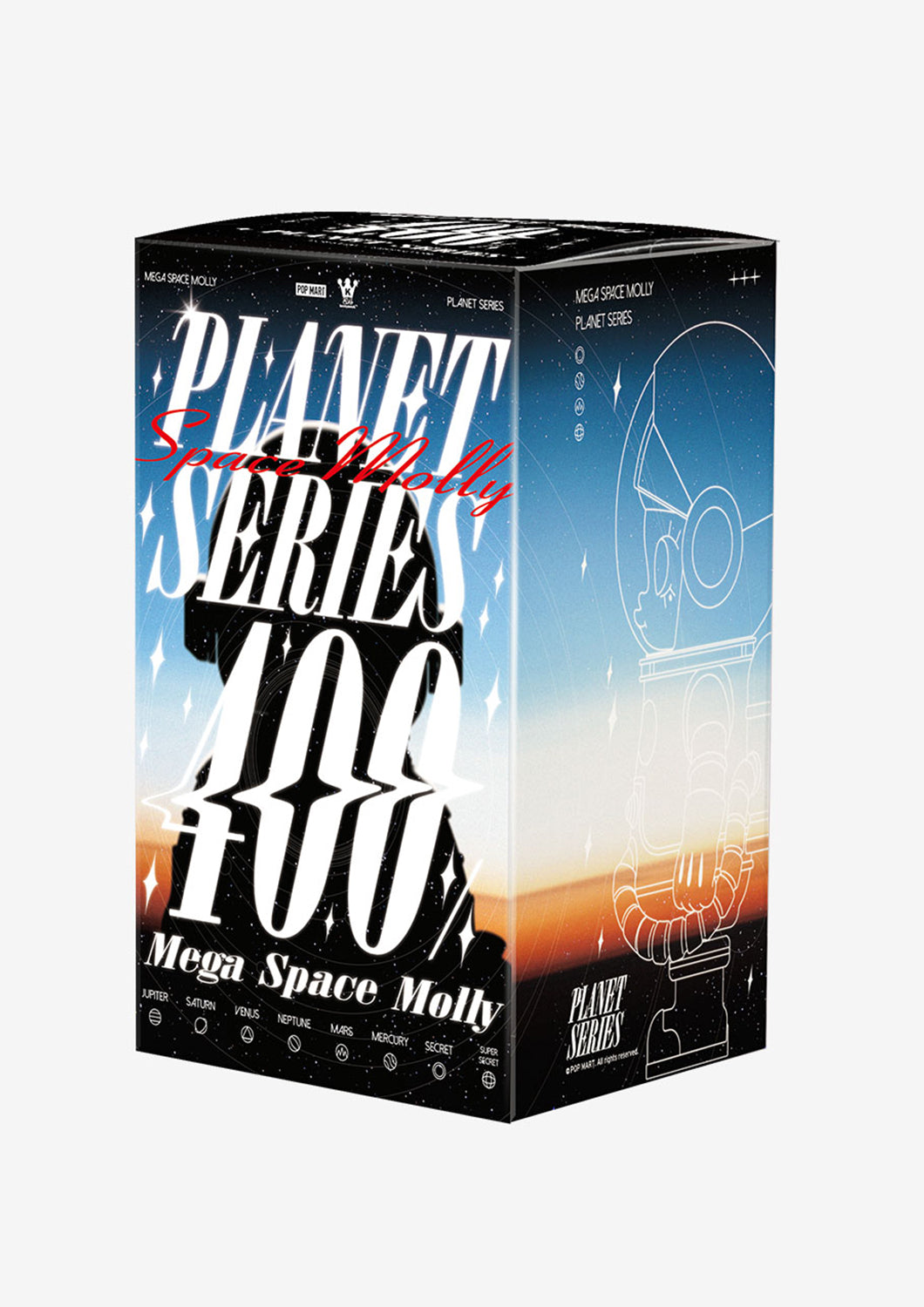 POP MART MEGA SPACE MOLLY 400% PLANET SERIES BLIND BOX