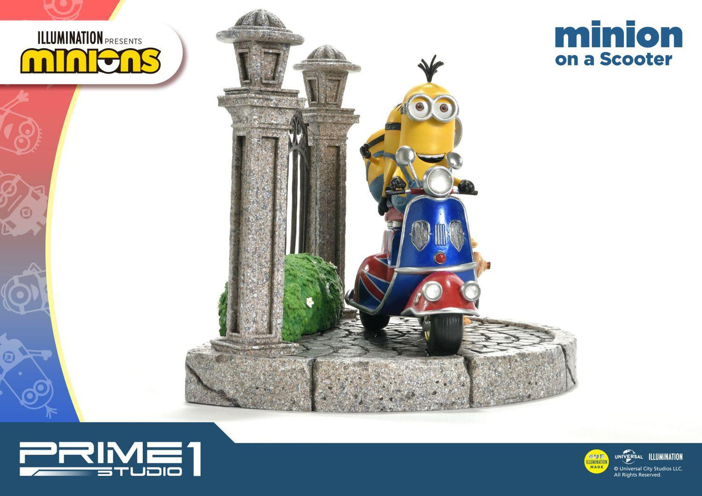 PRIME 1 STUDIO MINIONS ON A SCOOTER PCFMINI-04 - Anotoys Collectibles