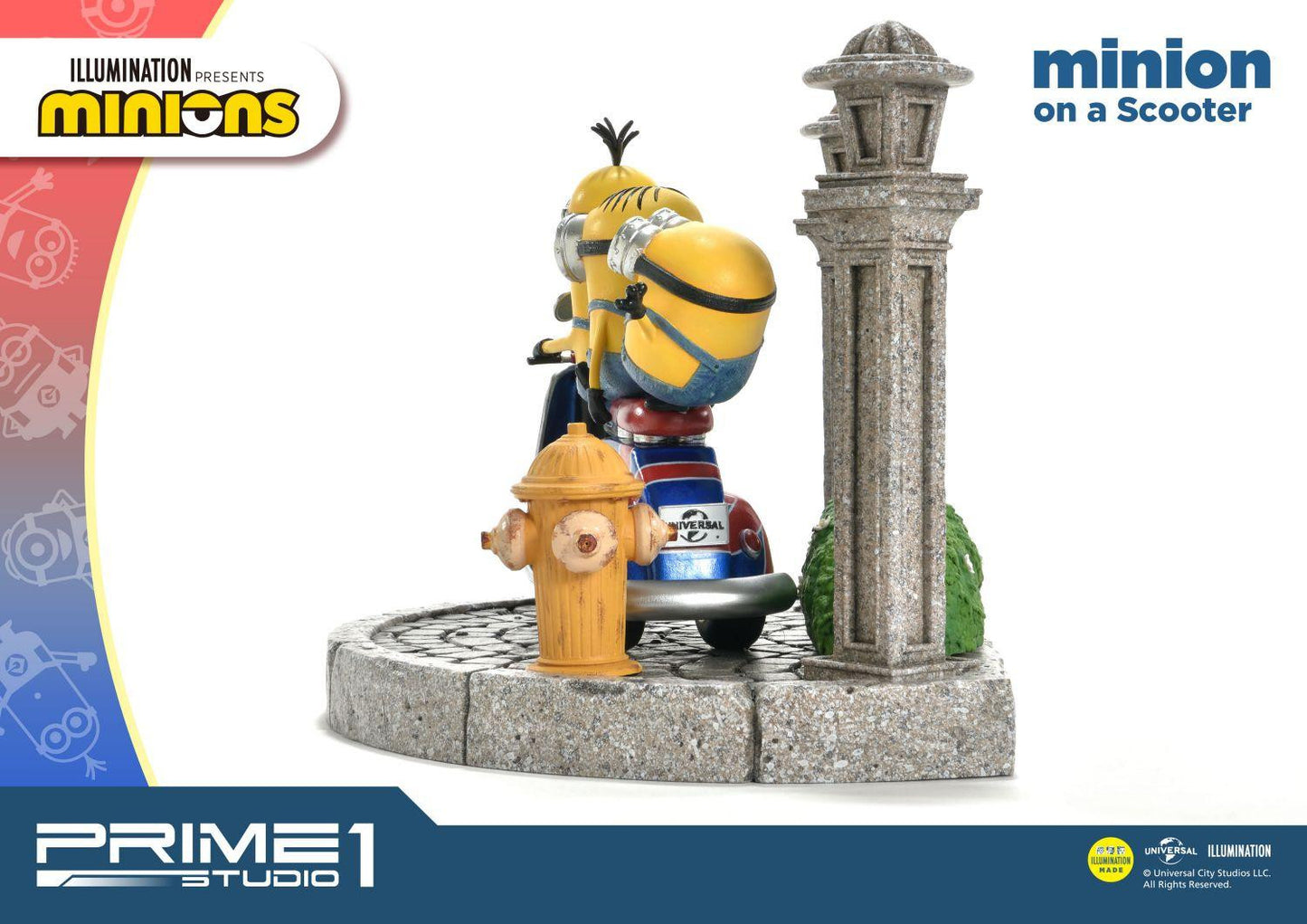 PRIME 1 STUDIO MINIONS ON A SCOOTER PCFMINI-04 - Anotoys Collectibles