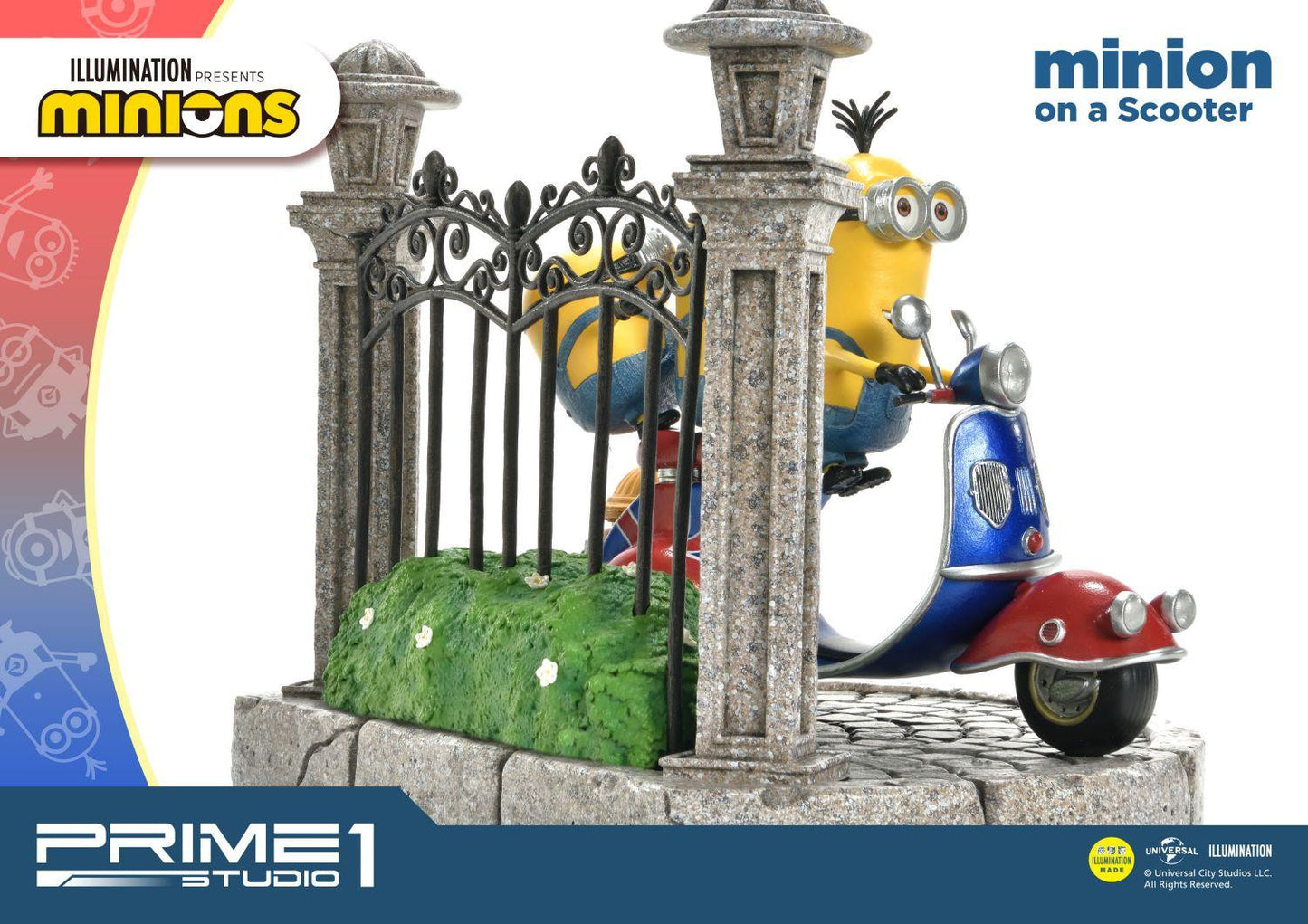 PRIME 1 STUDIO MINIONS ON A SCOOTER PCFMINI-04 - Anotoys Collectibles