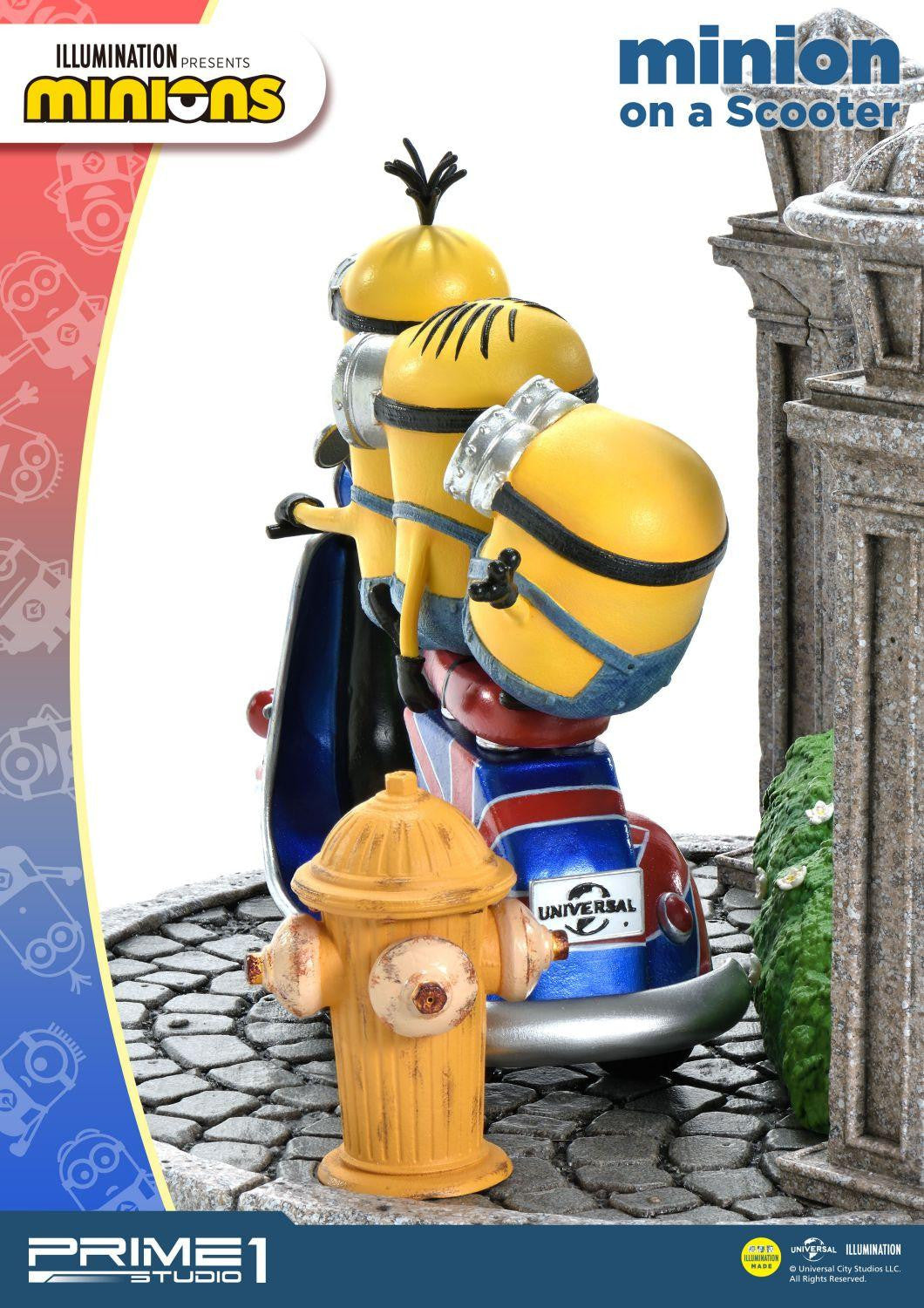 PRIME 1 STUDIO MINIONS ON A SCOOTER PCFMINI-04 - Anotoys Collectibles