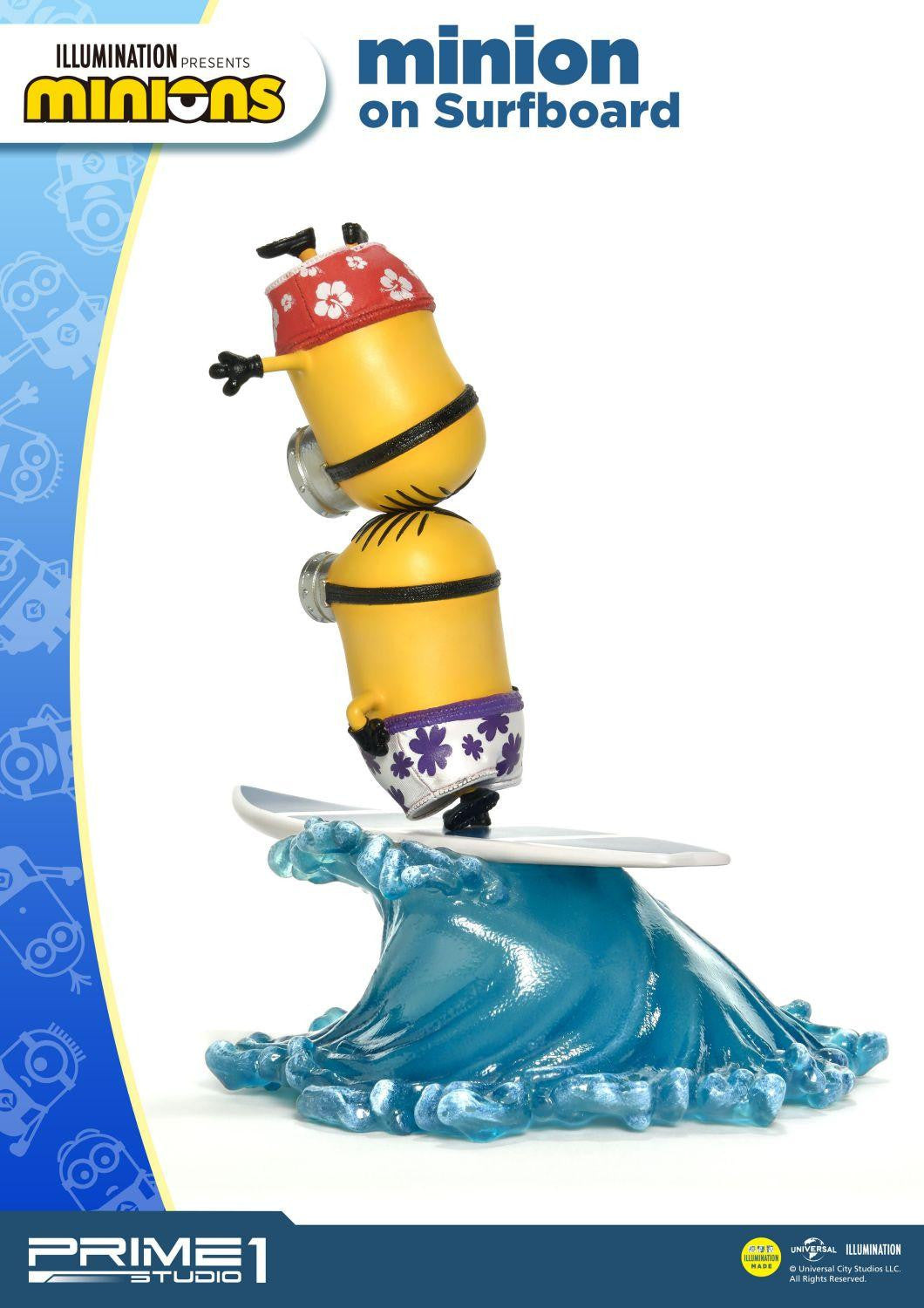 PRIME 1 STUDIO MINIONS ON SURFBOARD PCFMINI-06 - Anotoys Collectibles