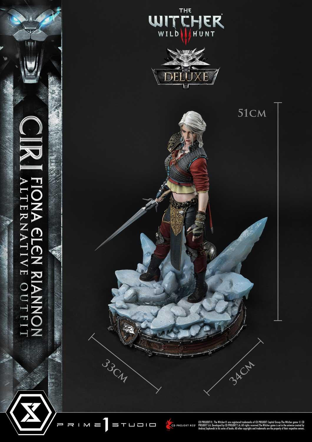 PRIME 1 STUDIO THE WITCHER 3: WILD HUNT CIRILLA FIONA ELEN RIANNON 1/4 (DELUXE  VERSION) - Anotoys Collectibles