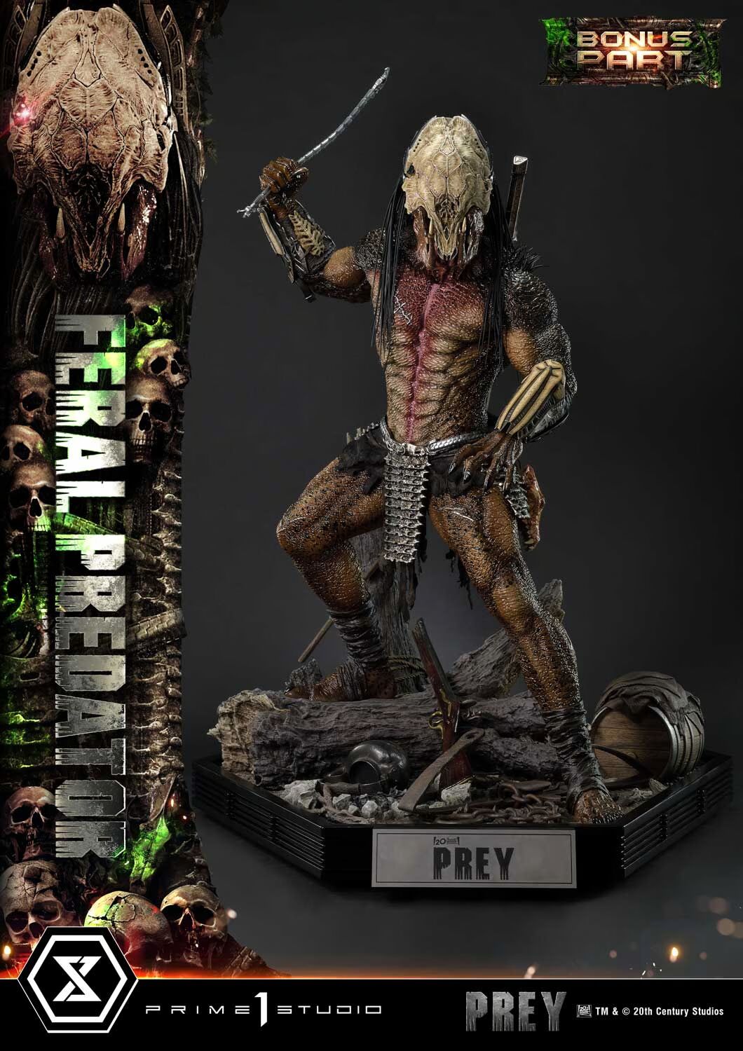 PRIME 1 STUDIO MUSEUM MASTERLINE PREY FERAL PREDATOR DX BONUS VERSION(PRE-ORDER)