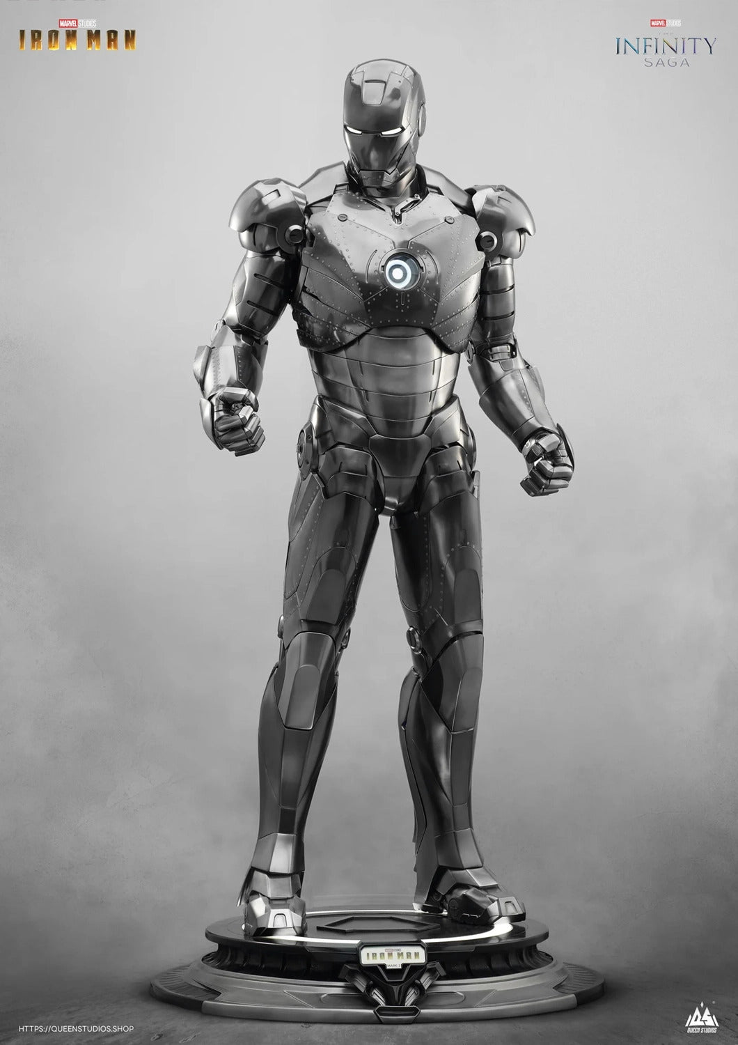 QUEEN STUDIOS IRON MAN MARK II 1/1 LIFE-SIZE STATUE