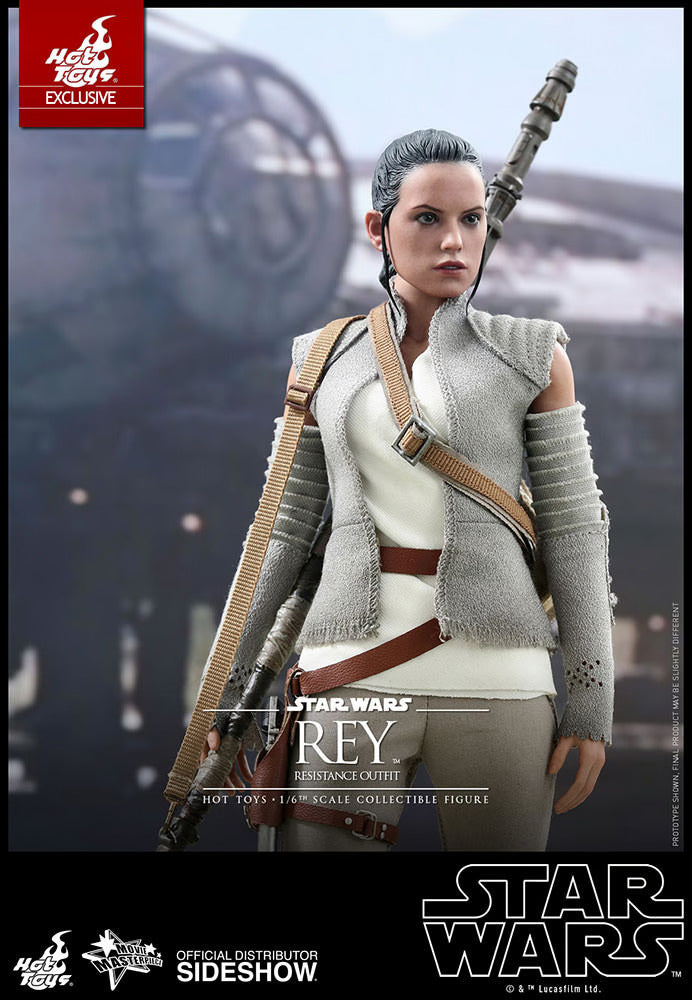 HOT TOYS STAR WARS EPISODE VII THE FORCE AWAKENS REY SOLO IN RESISTANT OUTFIT 1/6 MMS377 - Anotoys Collectibles