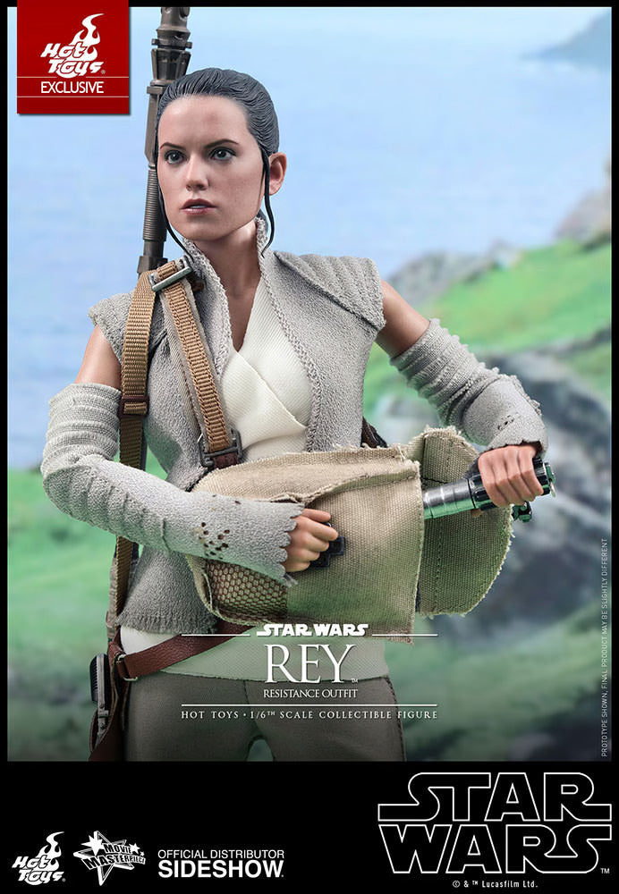 HOT TOYS STAR WARS EPISODE VII THE FORCE AWAKENS REY SOLO IN RESISTANT OUTFIT 1/6 MMS377 - Anotoys Collectibles