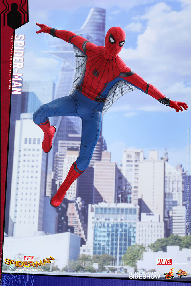 HOT TOYS SPIDERMAN: HOMECOMING - SPIDERMAN (REGULAR VERSION) - MMS425 - Anotoys Collectibles