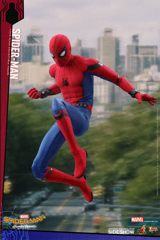 HOT TOYS SPIDERMAN: HOMECOMING - SPIDERMAN (REGULAR VERSION) - MMS425 - Anotoys Collectibles