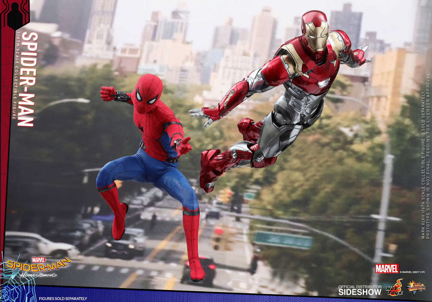 HOT TOYS SPIDERMAN: HOMECOMING - SPIDERMAN (REGULAR VERSION) - MMS425 - Anotoys Collectibles