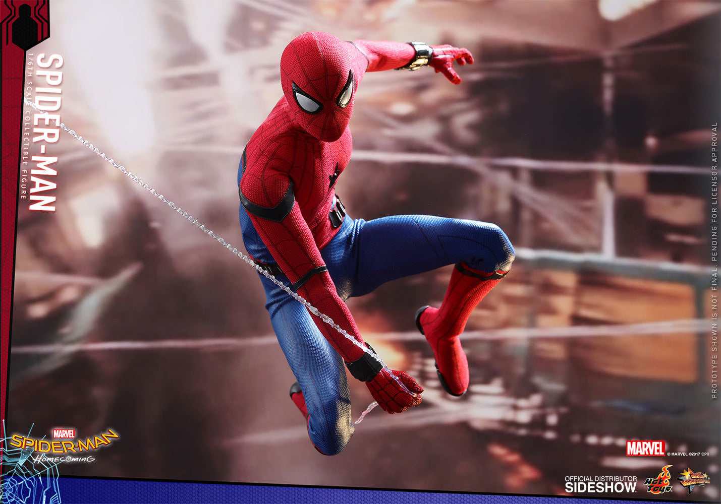 HOT TOYS SPIDERMAN: HOMECOMING - SPIDERMAN (REGULAR VERSION) - MMS425 - Anotoys Collectibles