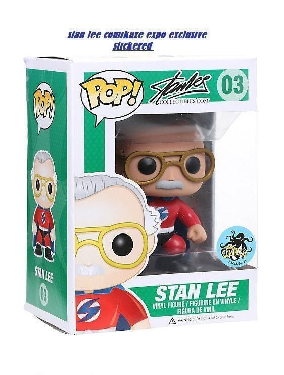 FUNKO POP! STAN LEE #03 COMIKAZE EXCLUSIVE VINYL FIGURE MARVEL - Anotoys Collectibles