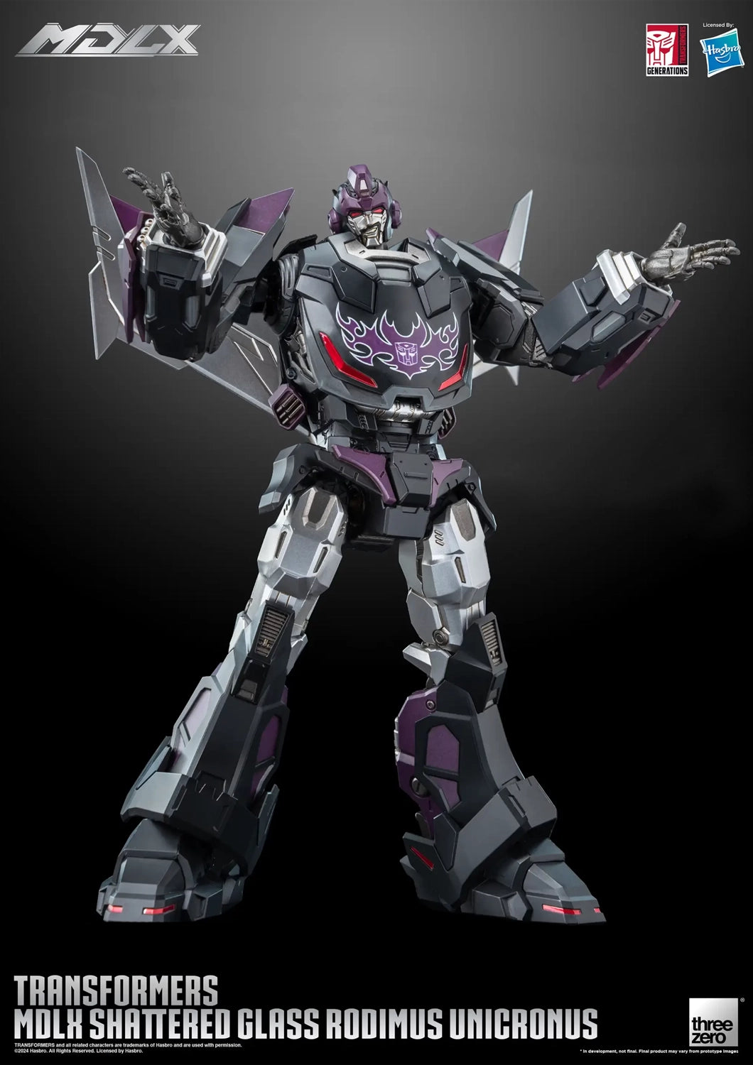 THREEZERO TRANSFORMERS - MDLX SHATTERED GLASS RODIMUS UNICRONUS