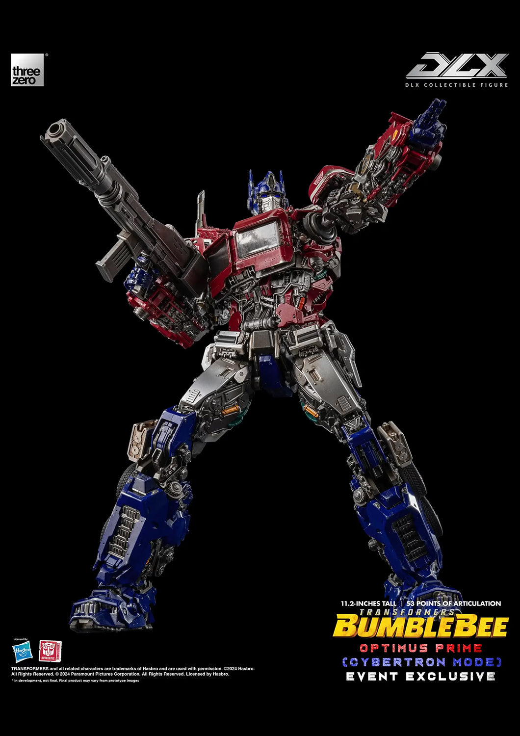 THREEZERO TRANSFORMERS: BUMBLEBEE - DLX OPTIMUS PRIME (CYBERTRON MODE)