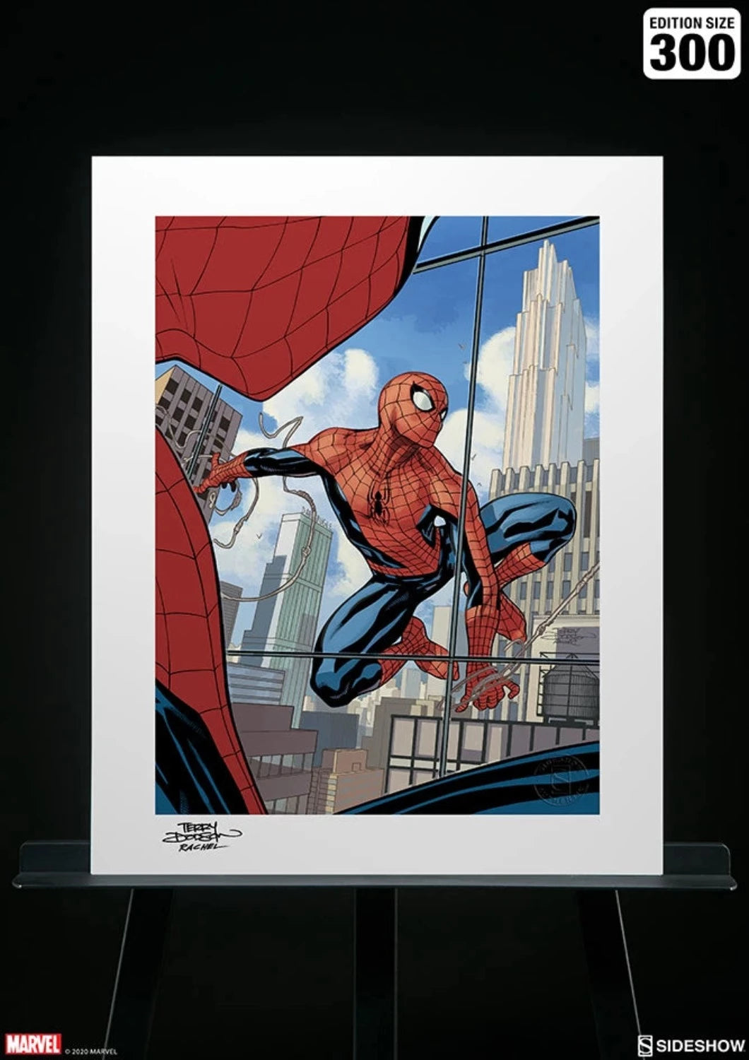 SIDESHOW SPIDER-MAN ART PRINT 500985U - Anotoys Collectibles