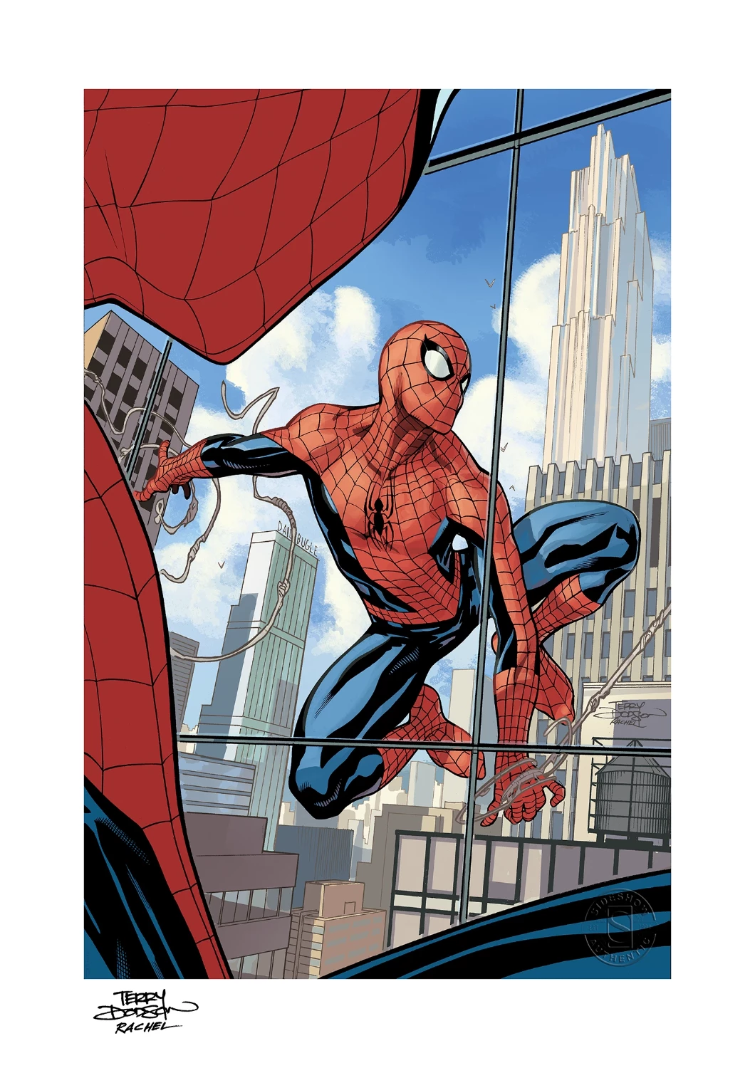 SIDESHOW SPIDER-MAN ART PRINT 500985U - Anotoys Collectibles