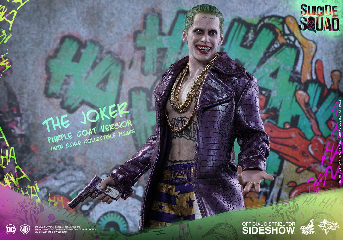 HOT TOYS DC THE JOKER (PURPLE COAT REGULAR VERSION) 1/6 SCALE - MMS382 - Anotoys Collectibles