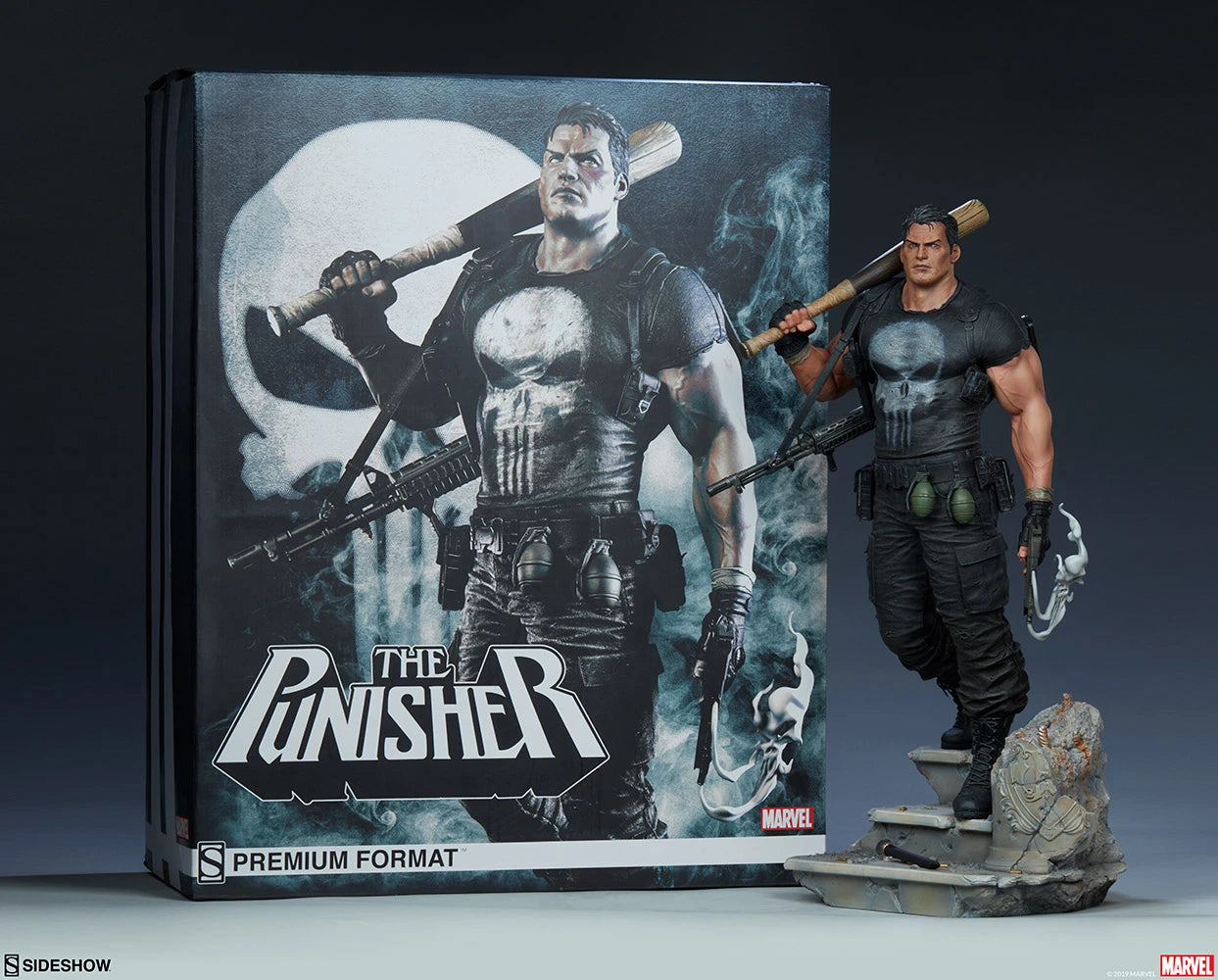 SIDESHOW THE PUNISHER PREMIUM FORMAT 1/4 300532 - Anotoys Collectibles