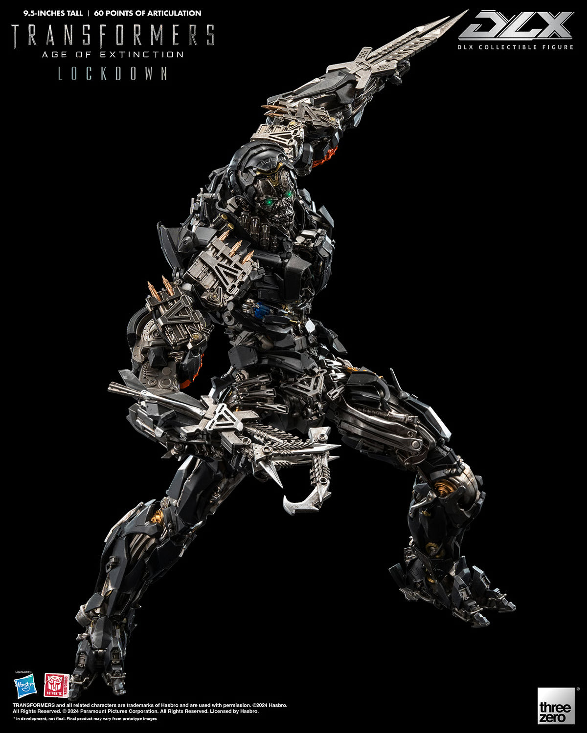 THREEZERO TRANSFORMERS: AGE OF EXTINCTION - DLX LOCKDOWN(PRE-ORDER) - Anotoys Collectibles