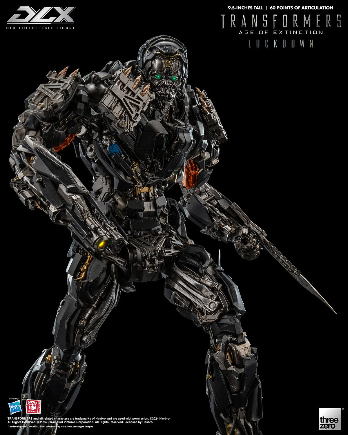 THREEZERO TRANSFORMERS: AGE OF EXTINCTION - DLX LOCKDOWN(PRE-ORDER) - Anotoys Collectibles