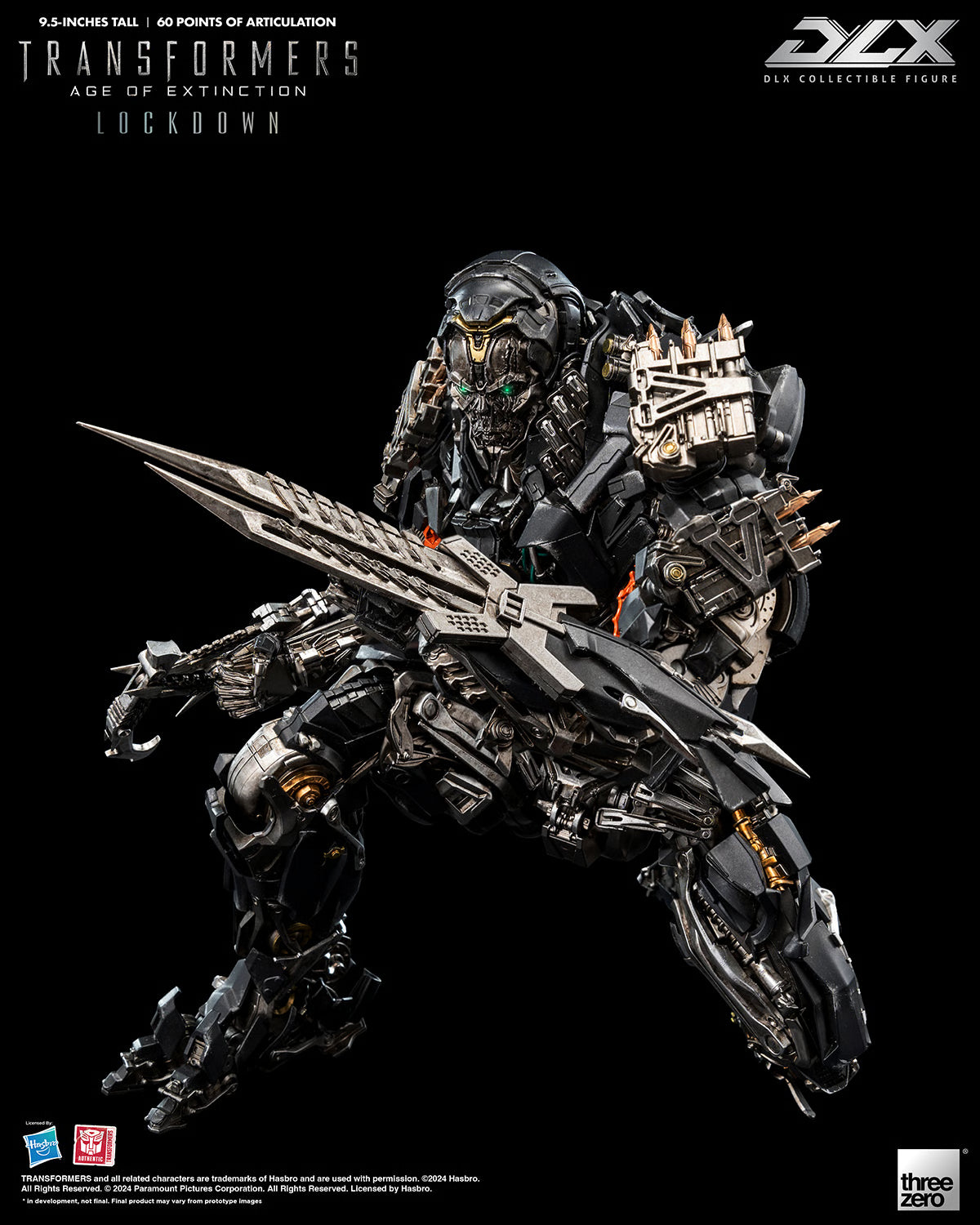 THREEZERO TRANSFORMERS: AGE OF EXTINCTION - DLX LOCKDOWN(PRE-ORDER) - Anotoys Collectibles