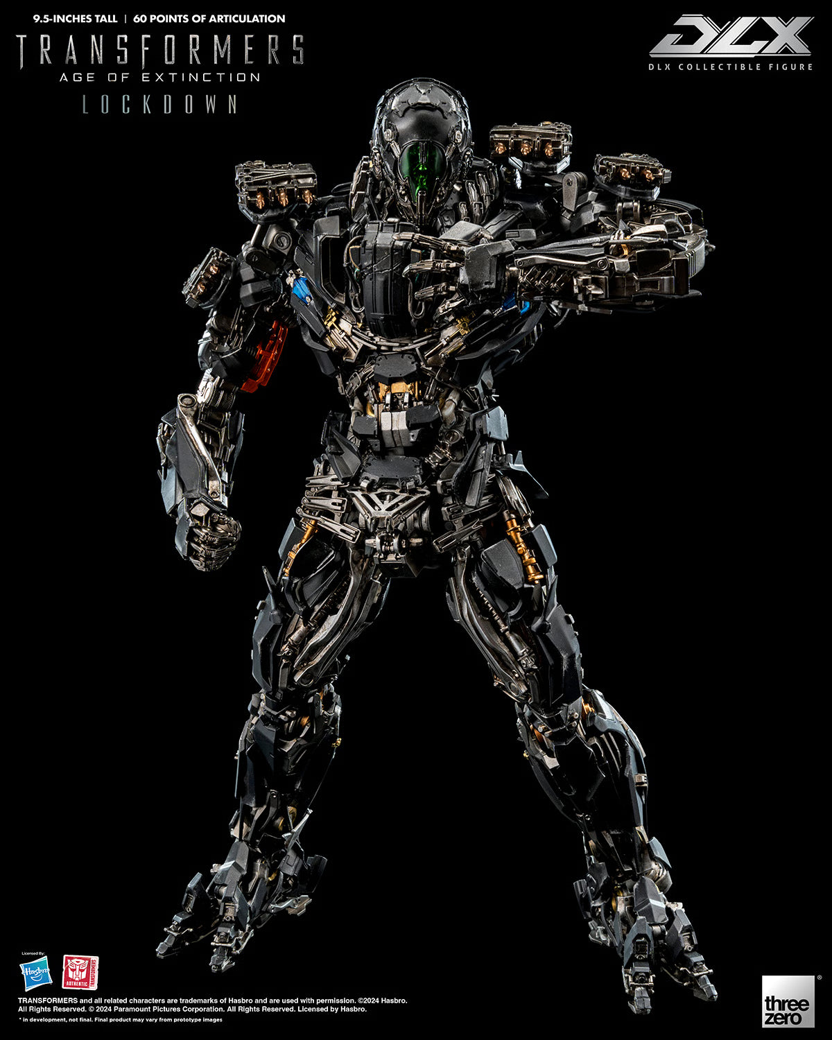 THREEZERO TRANSFORMERS: AGE OF EXTINCTION - DLX LOCKDOWN(PRE-ORDER) - Anotoys Collectibles