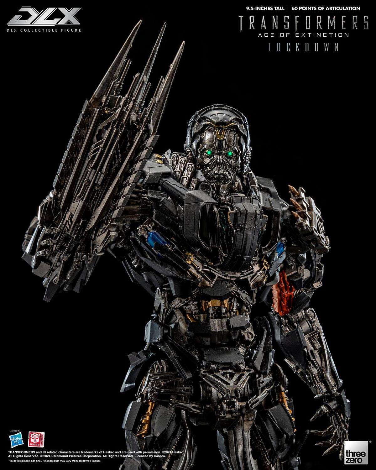 THREEZERO TRANSFORMERS: AGE OF EXTINCTION - DLX LOCKDOWN(PRE-ORDER) - Anotoys Collectibles