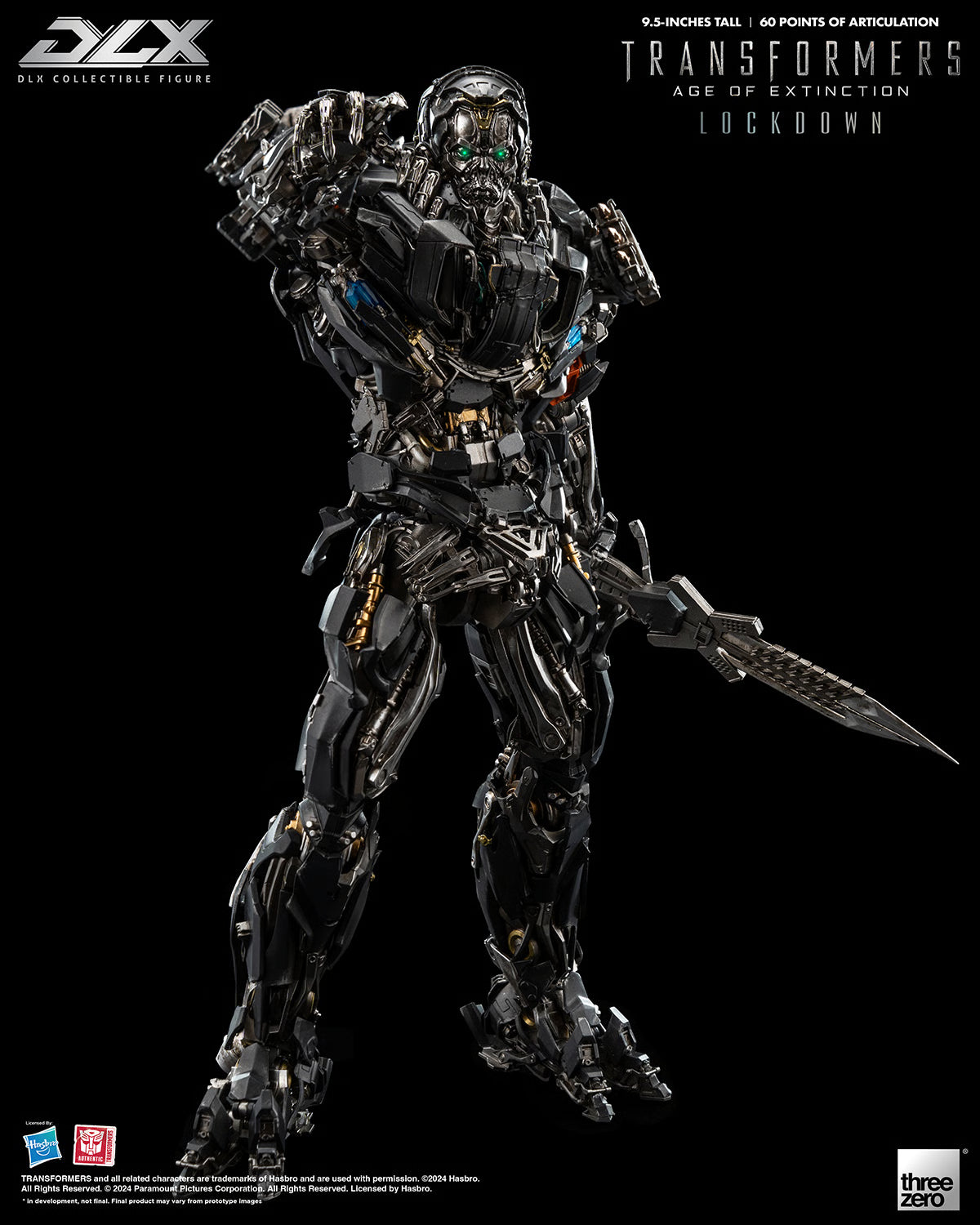 THREEZERO TRANSFORMERS: AGE OF EXTINCTION - DLX LOCKDOWN(PRE-ORDER) - Anotoys Collectibles