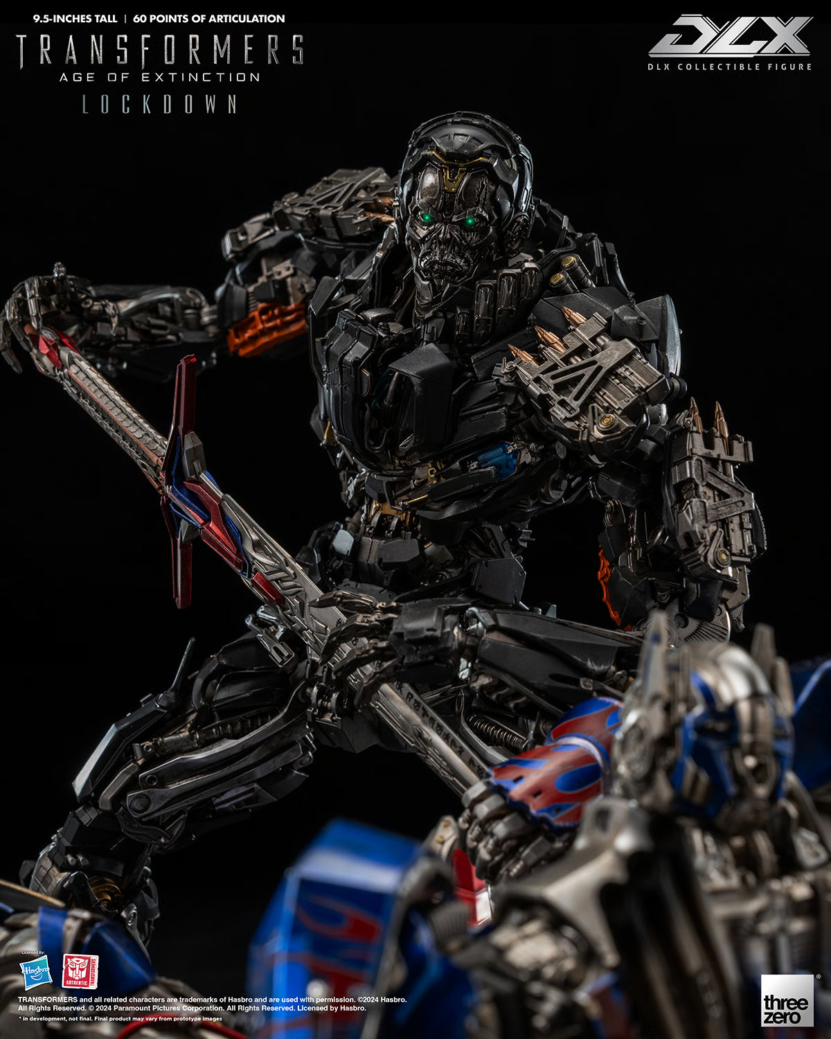 THREEZERO TRANSFORMERS: AGE OF EXTINCTION - DLX LOCKDOWN(PRE-ORDER) - Anotoys Collectibles