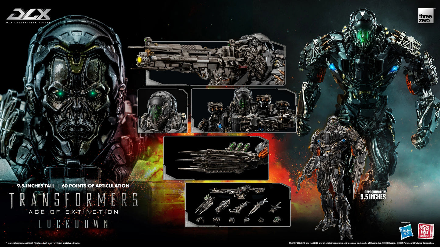 THREEZERO TRANSFORMERS: AGE OF EXTINCTION - DLX LOCKDOWN(PRE-ORDER) - Anotoys Collectibles
