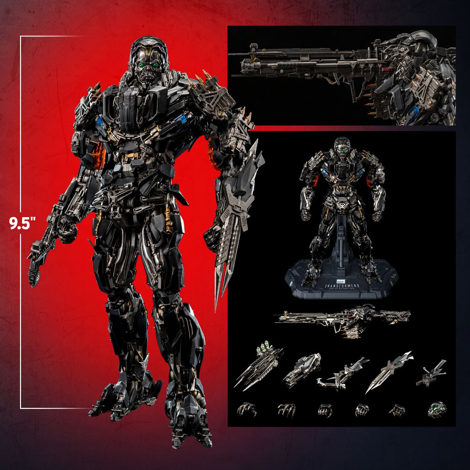 THREEZERO TRANSFORMERS: AGE OF EXTINCTION - DLX LOCKDOWN(PRE-ORDER) - Anotoys Collectibles