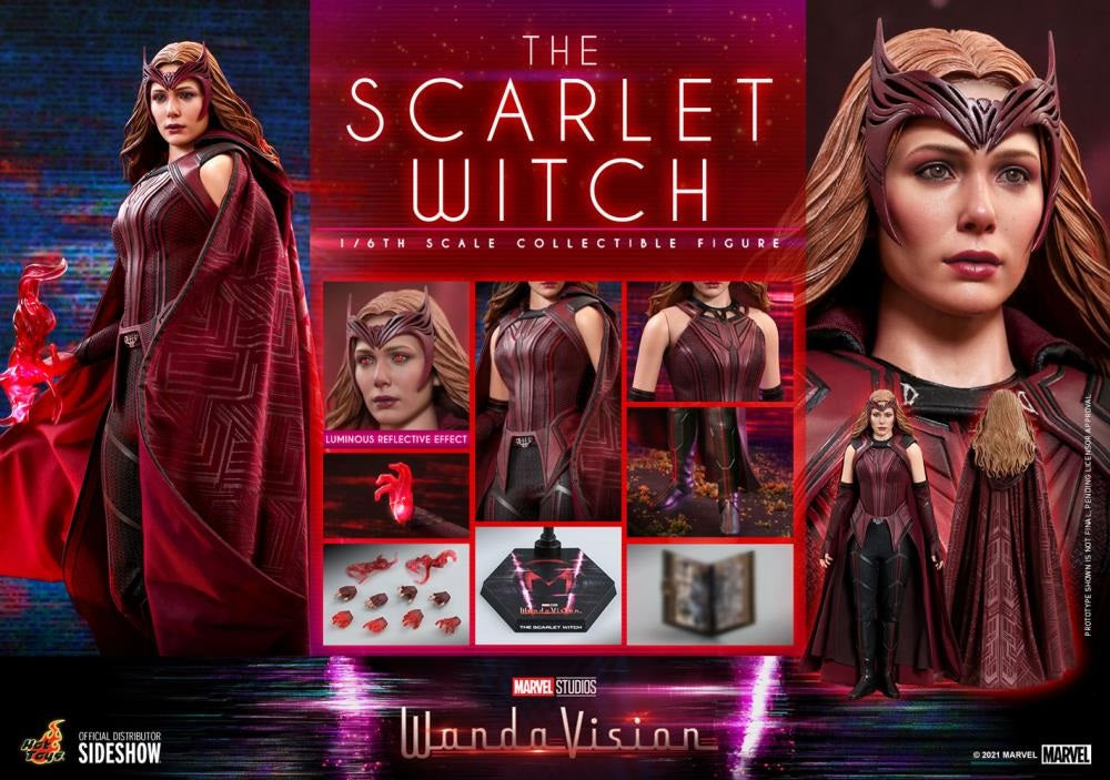 HOT TOYS WANDAVISION: THE SCARLET WITCH 1/6 TMS036 - Anotoys Collectibles