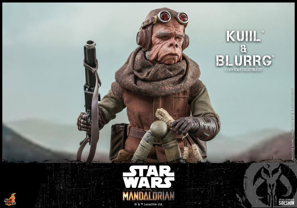 HOT TOYS STAR WARS: THE MANDALORIAN™ - 1/6TH SCALE KUIIL & BLURRG COLLECTIBLE SET TMS049 - Anotoys Collectibles