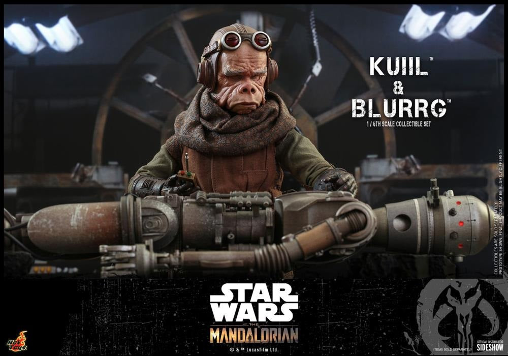 HOT TOYS STAR WARS: THE MANDALORIAN™ - 1/6TH SCALE KUIIL & BLURRG COLLECTIBLE SET TMS049 - Anotoys Collectibles