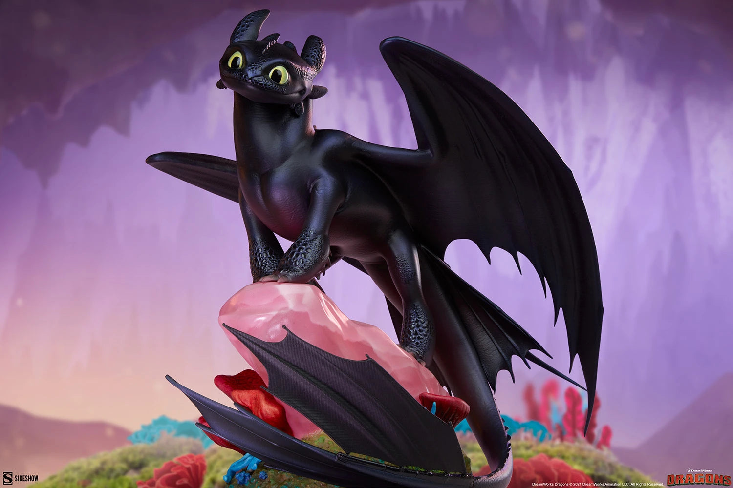 SIDESHOW HOW TO TRAIN YOUR DRAGON TOOTHLESS STATUE 200615 - Anotoys Collectibles