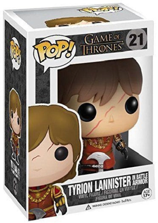 FUNKO POP! GAME OF THRONES # 21 TYRION LANNISTER IN BATTLE ARMOR - Anotoys Collectibles