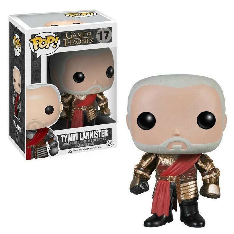 FUNKO POP GAME OF THRONES TYWIN LANNISTER #17 VARIANT GOLD ARMOR - Anotoys Collectibles