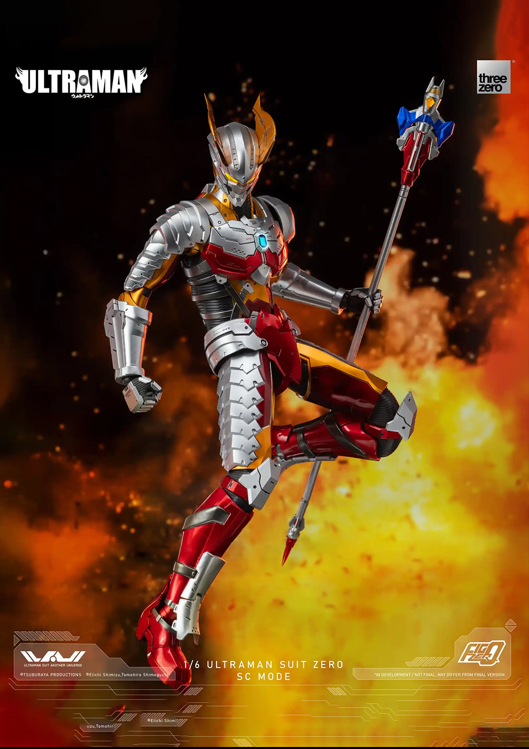 THREEZERO ULTRAMAN SUIT ZERO SC MODE - FIGZERO 1/6 SCALE FIGURE