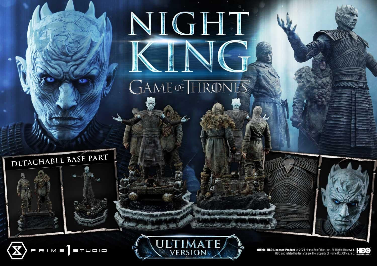 PRIME 1 STUDIO GAME OF THRONES ULTIMATE PREMIUM MASTERLINE NIGHT KING (ULTIMATE VER.) 1/4 STATUE UPMGOT-02UT - Anotoys Collectibles