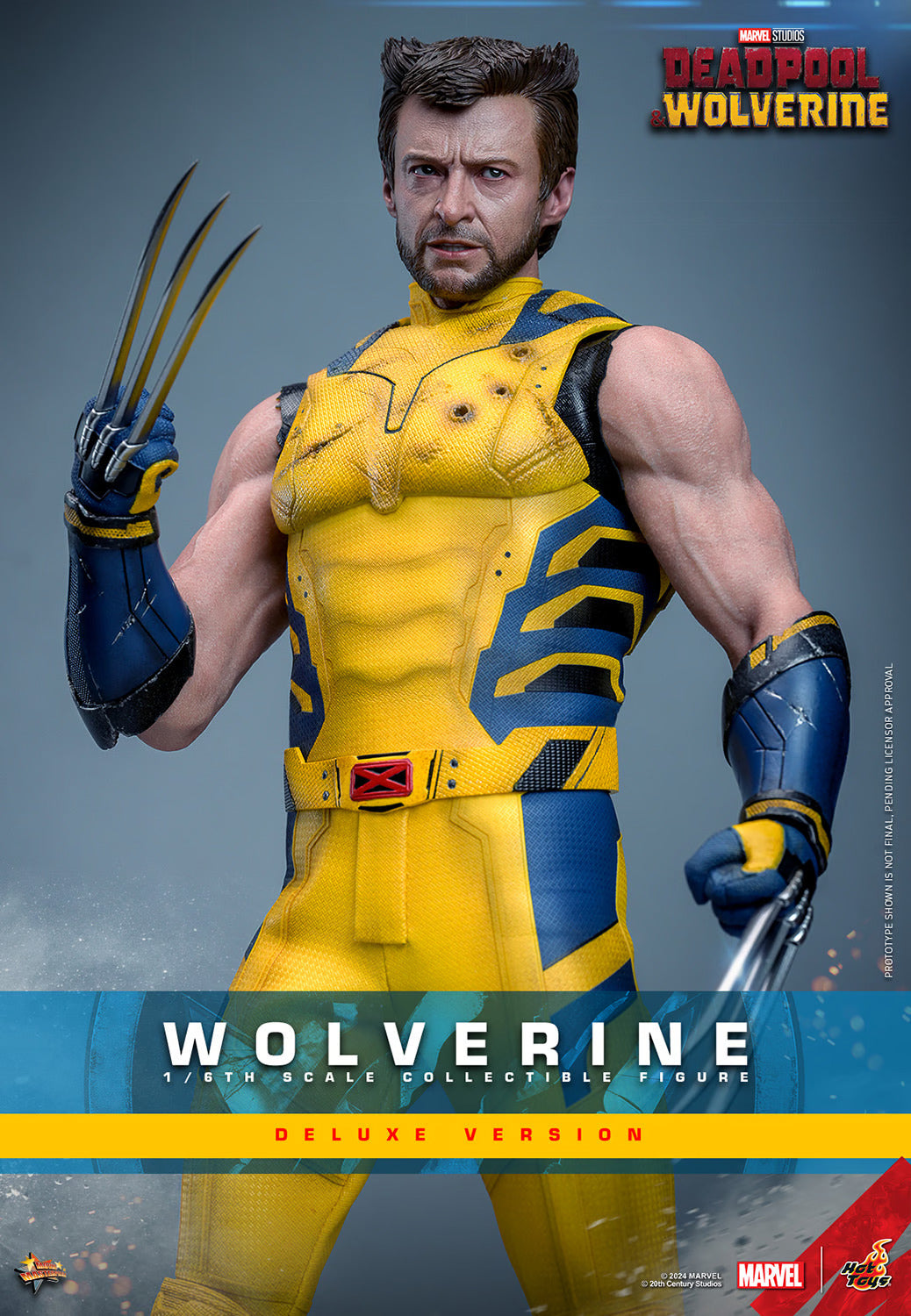 HOT TOYS MARVEL'S DEADPOOL & WOLVERINE - WOLVERINE 1/6 (DELUXE VERSION) MMS754 (PRE-ORDER)