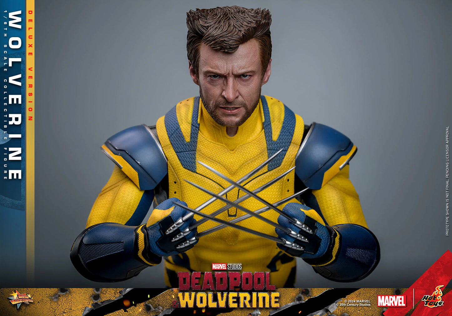 HOT TOYS MARVEL'S DEADPOOL & WOLVERINE - WOLVERINE 1/6 (DELUXE VERSION) MMS754 (PRE-ORDER)